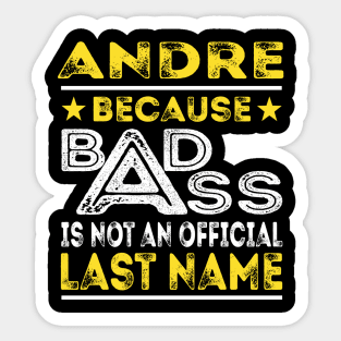ANDRE Sticker